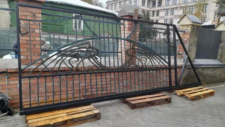 Ворота из профнастила Балашиха